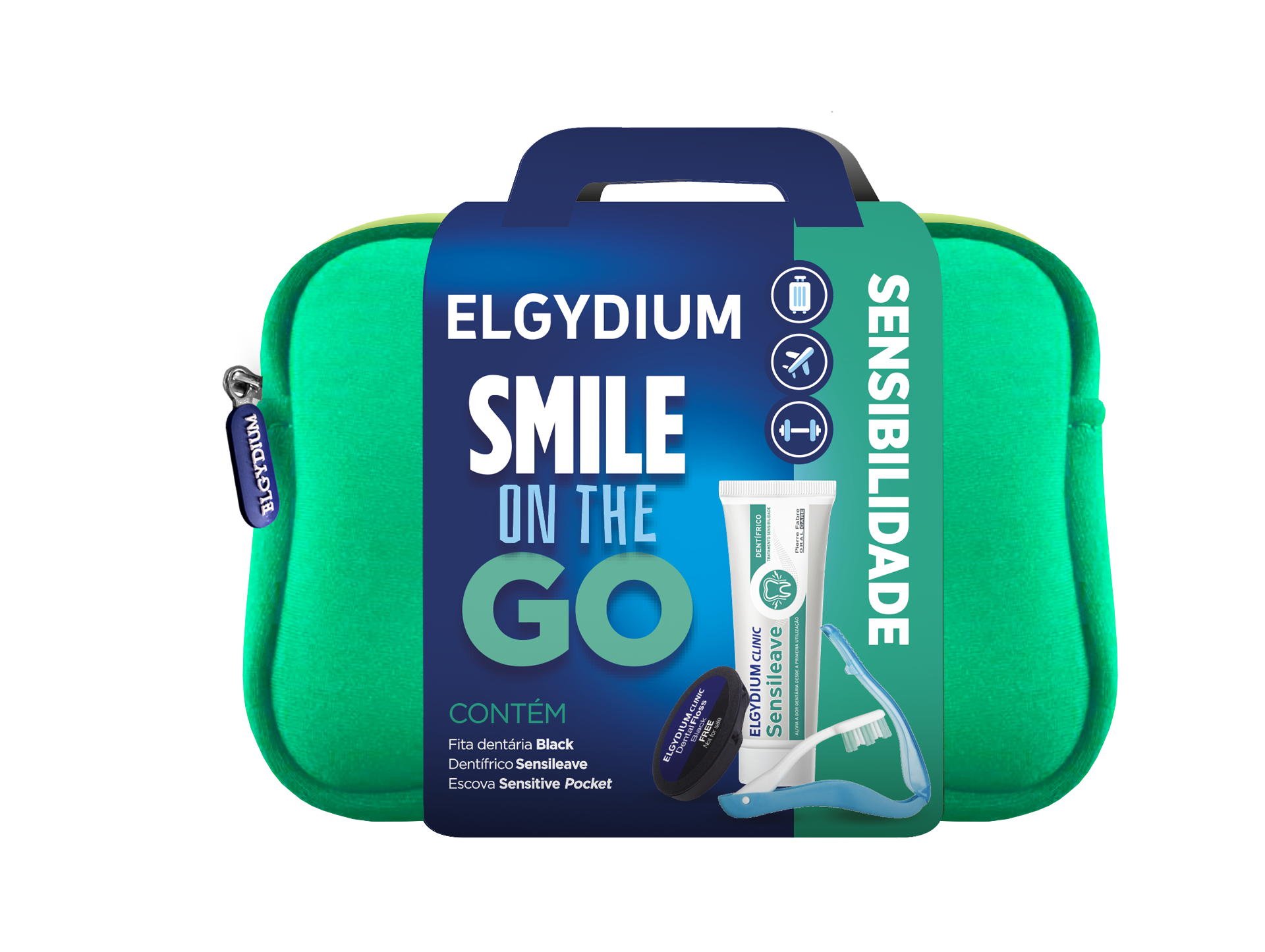 Elgydium Kit Viagem Sensibilidade Verde