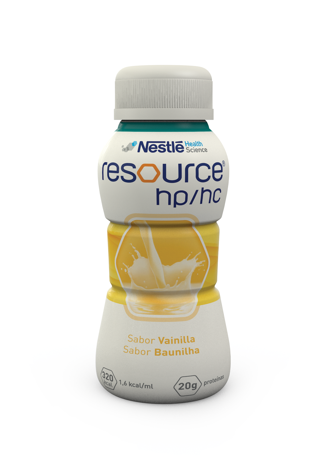 Nestlé Resource HP/HC Solução Oral Baunilha 4x 200ml