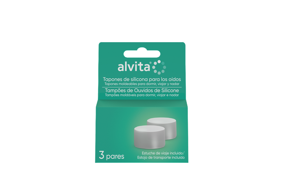 Alvita Tampões De Ouvidos Silicone X6