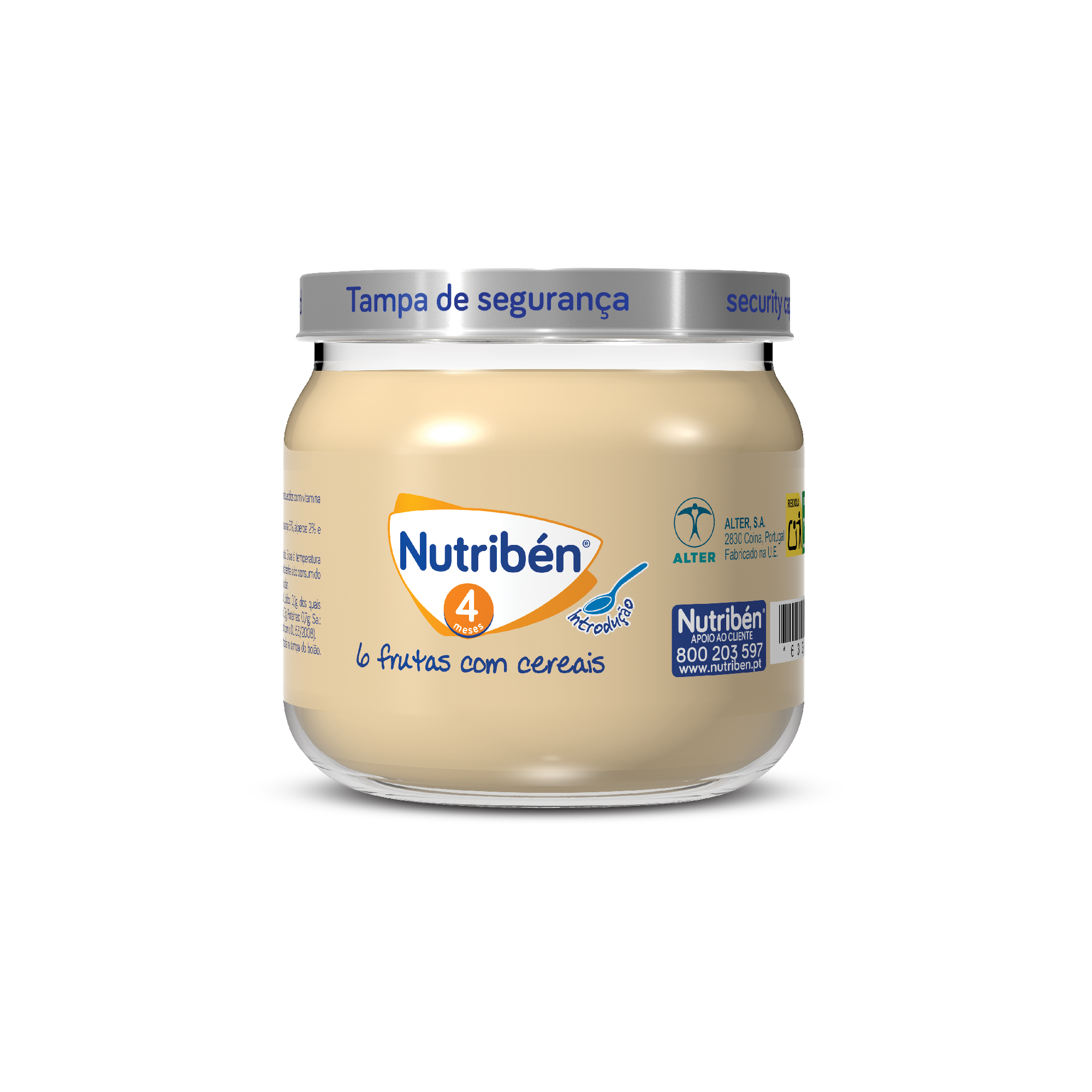 Nutribén Boião 6 Frutas com Cereais 120g