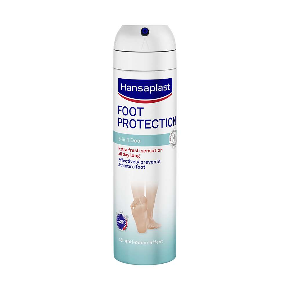Hansaplast Foot Protection 2 em 1 Desodorizante Spray 150ml