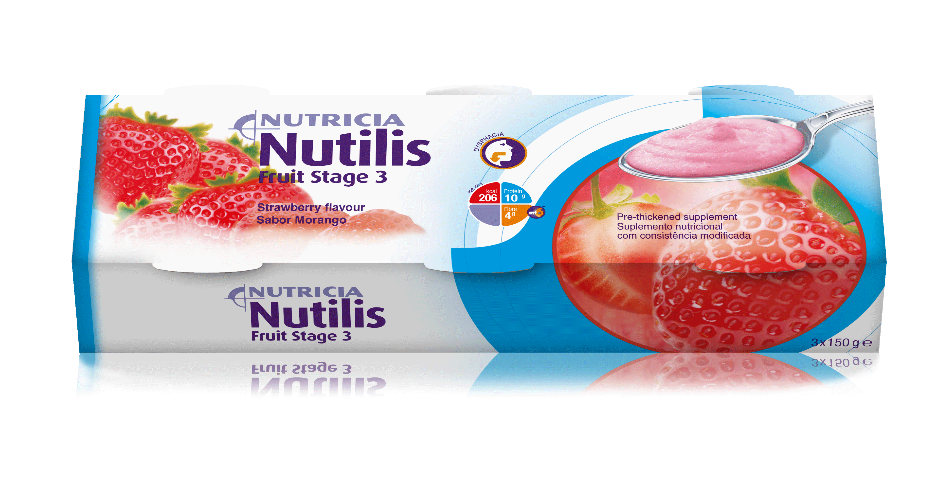 Nutilis Fruit Morango 150g x3