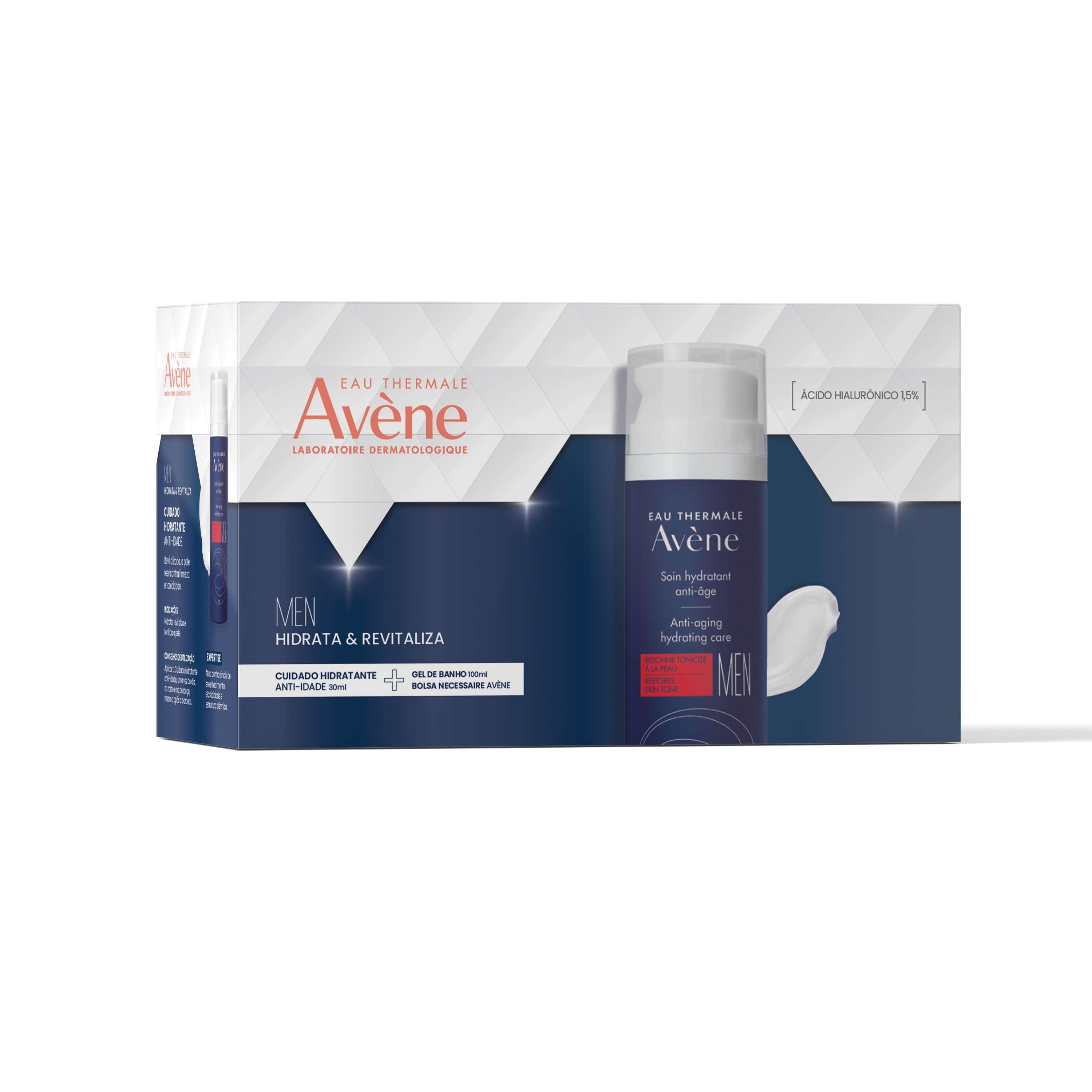 Avène Homem Cuidado Hidratante Anti-Idade Kit Natal 25