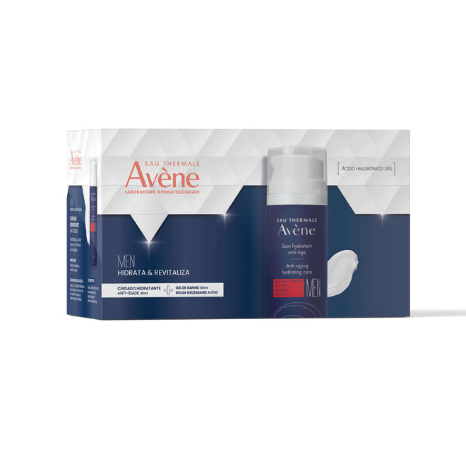Avène Homem Cuidado Hidratante Anti-Idade Kit Natal 25
