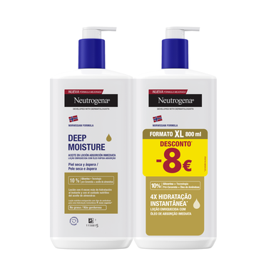 Neutrogena Deep Moisture Lotion -8€ 2x400mL