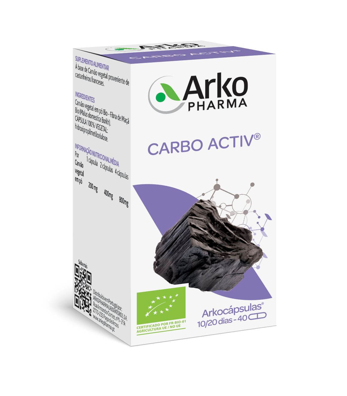 Arkocápsulas Carbo Activ 40 cápsulas