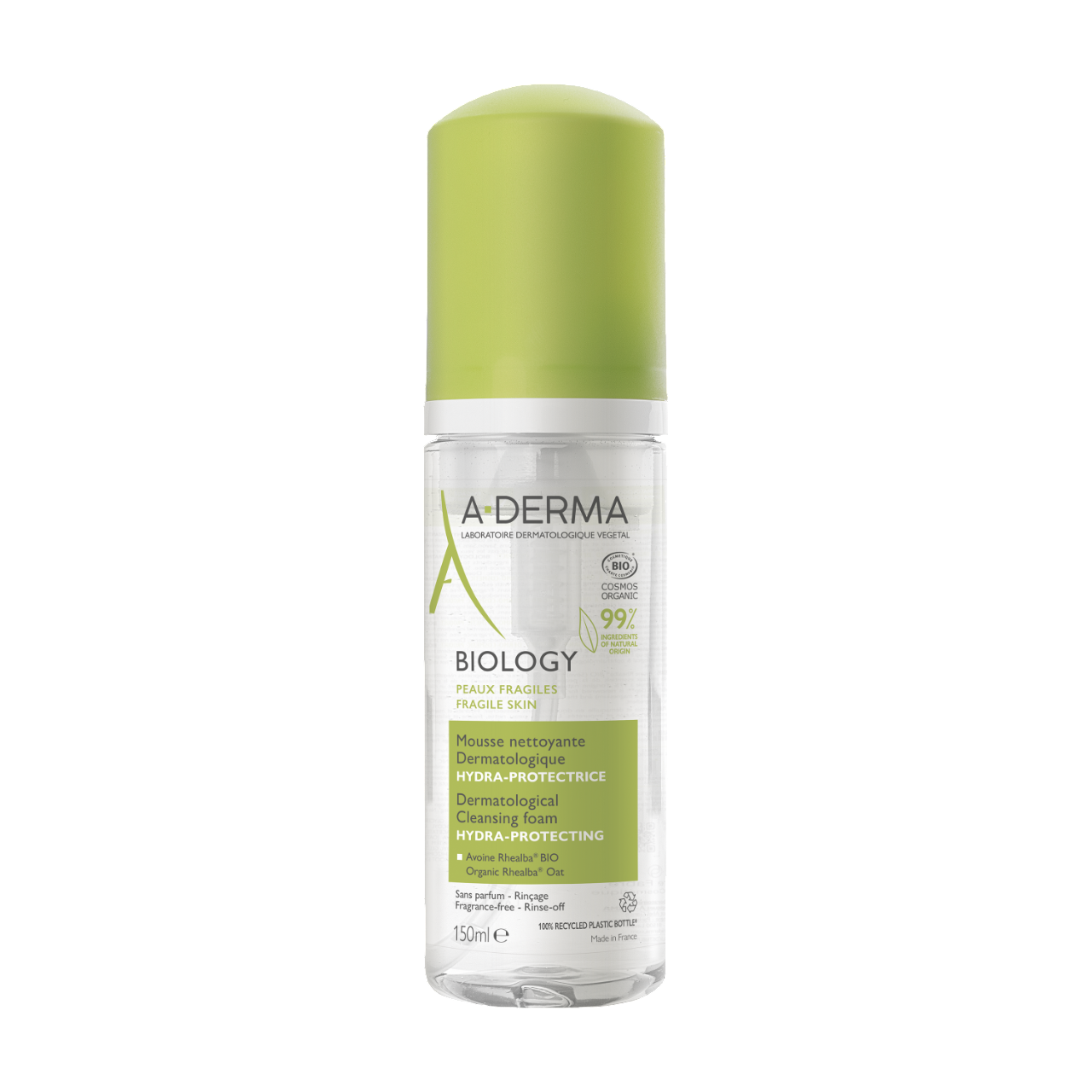 A-Derma Biology Espuma Limpeza Rosto 150ml