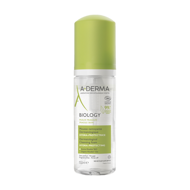 A-Derma Biology Espuma Limpeza Rosto 150ml