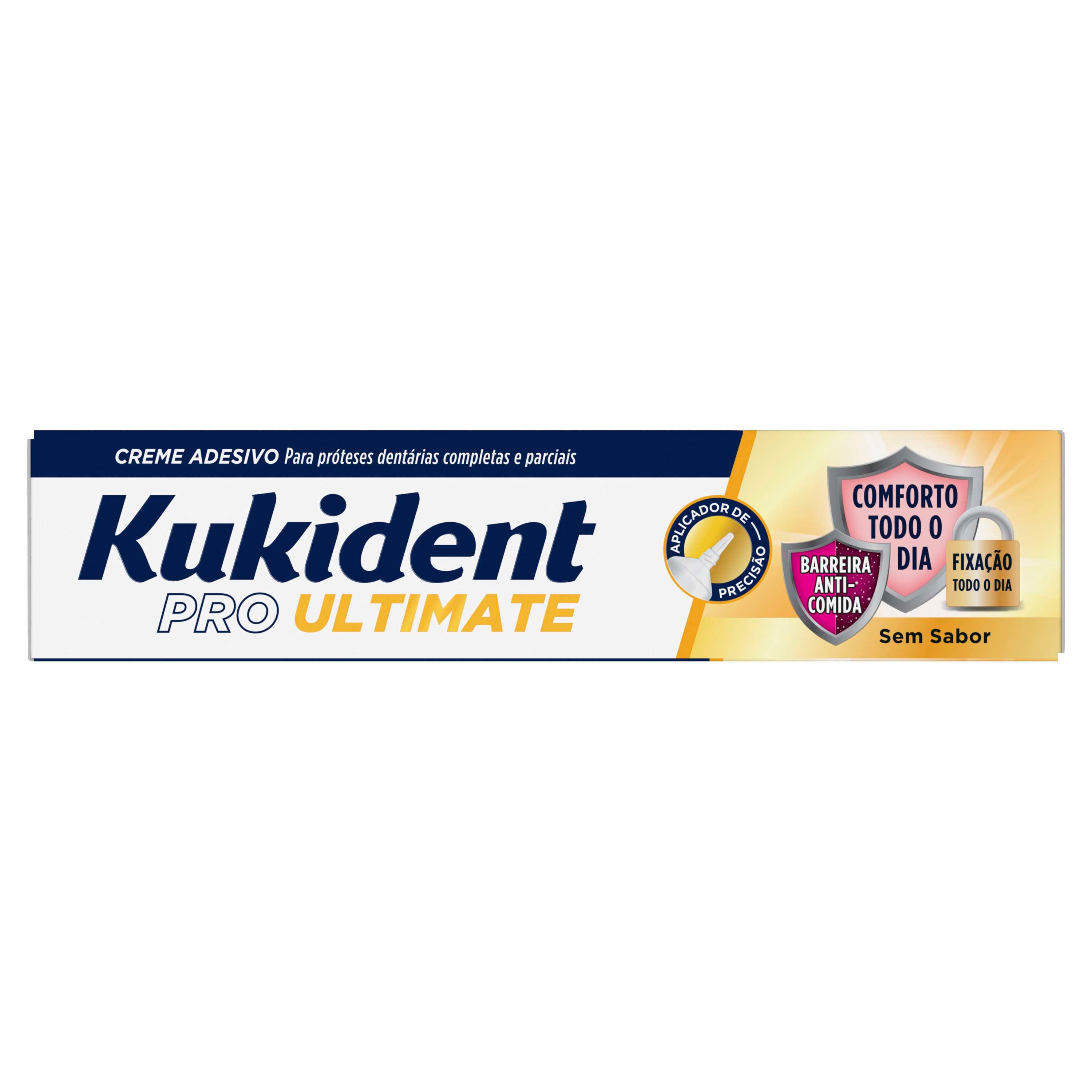 Kukident Pro Ultimate Barreira Anti-Comida - 40G
