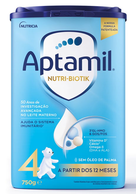 Aptamil Nutri-Biotik 4 Leite Crescimento 12M+ 750g