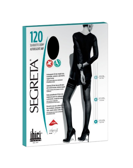 IBICI Meias Stay Up Silhouette Derm 120 C36 T2