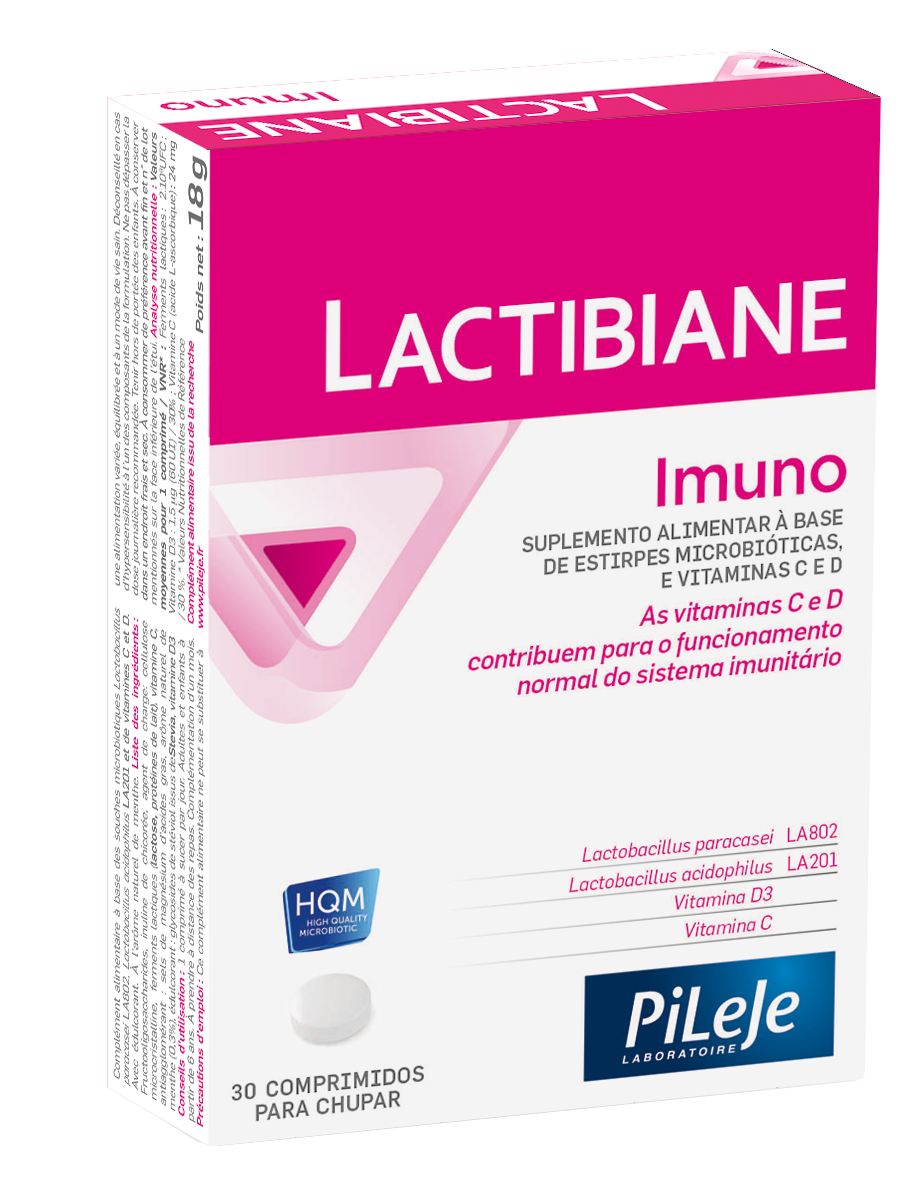 Pileje Lactibiane Imuno 30 Comprimidos