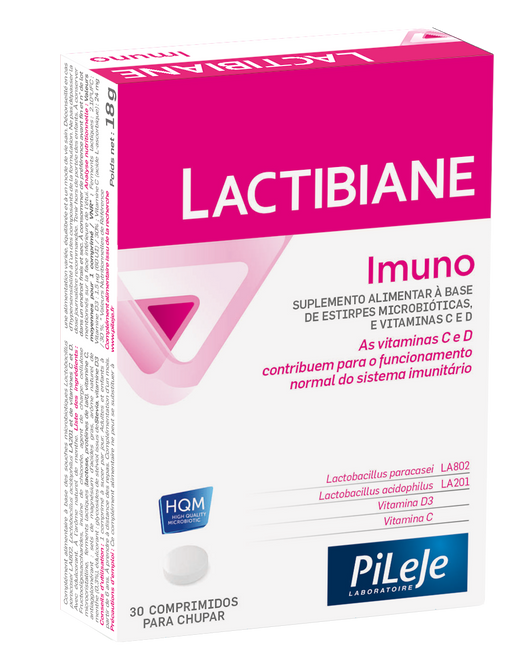 Pileje Lactibiane Imuno 30 Comprimidos