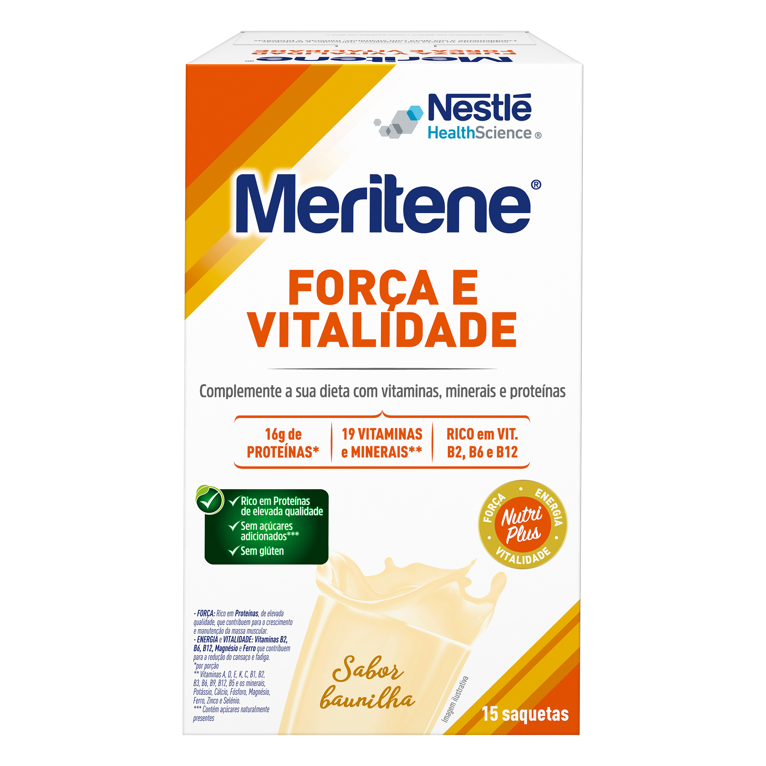 Meritene Batido Baunilha Saquetas 15x30g