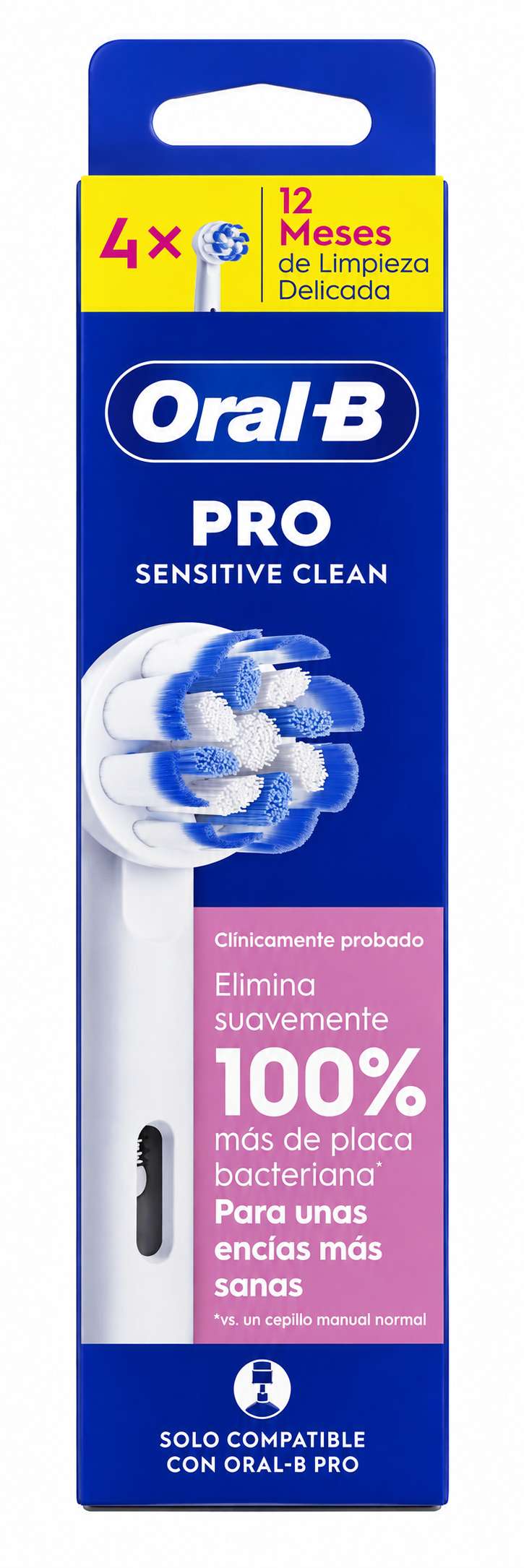 Oral-B Pro Sensitive Recarga Escova Elétrica – 4 Unidades