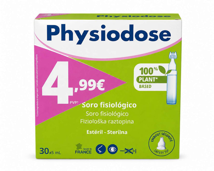 Physiodose Soro Fisiológico Vegetal - 5ml (x30 unidades) Preço Especial