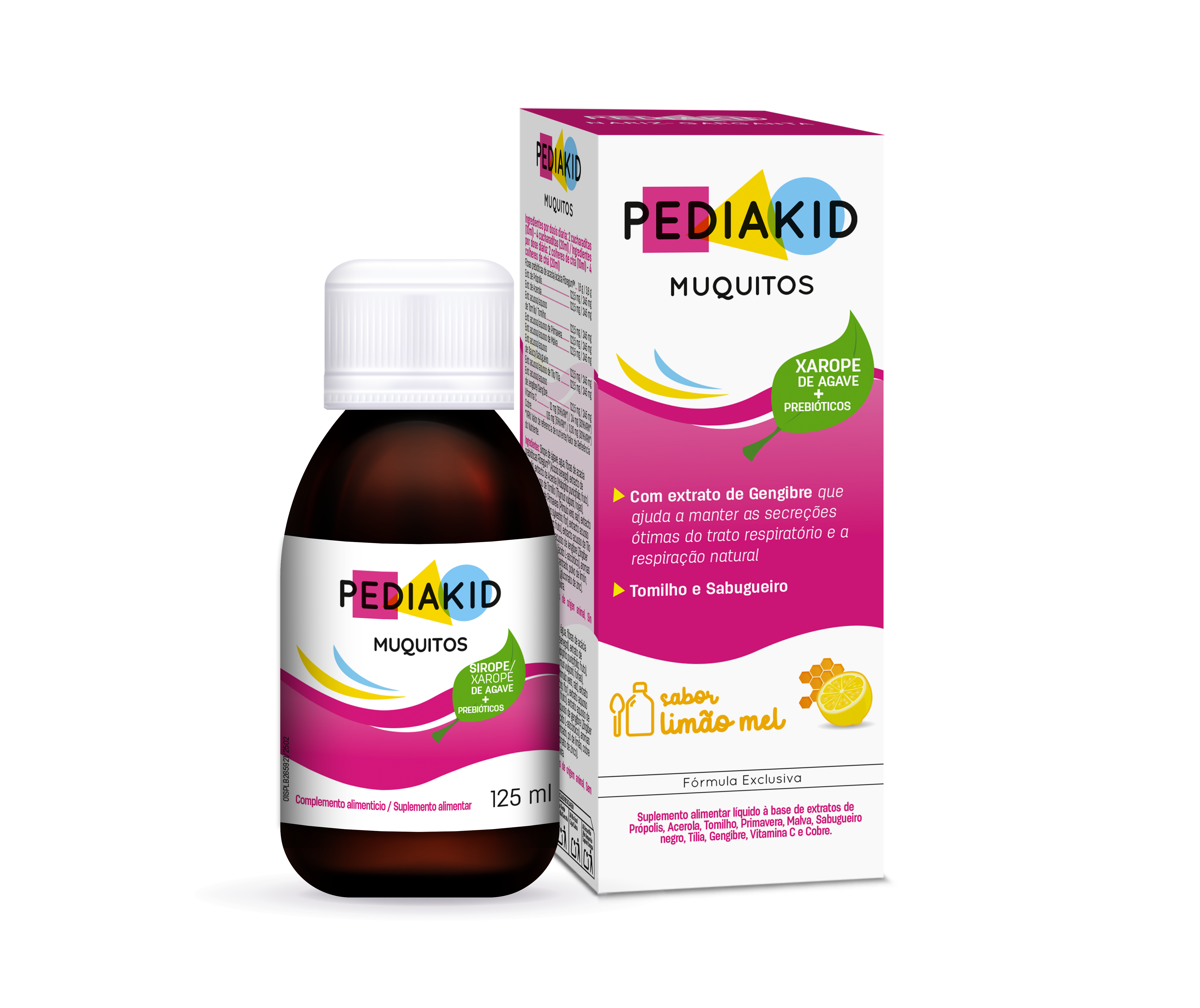 Pediakid Muquitos Limão/Mel - 125Ml
