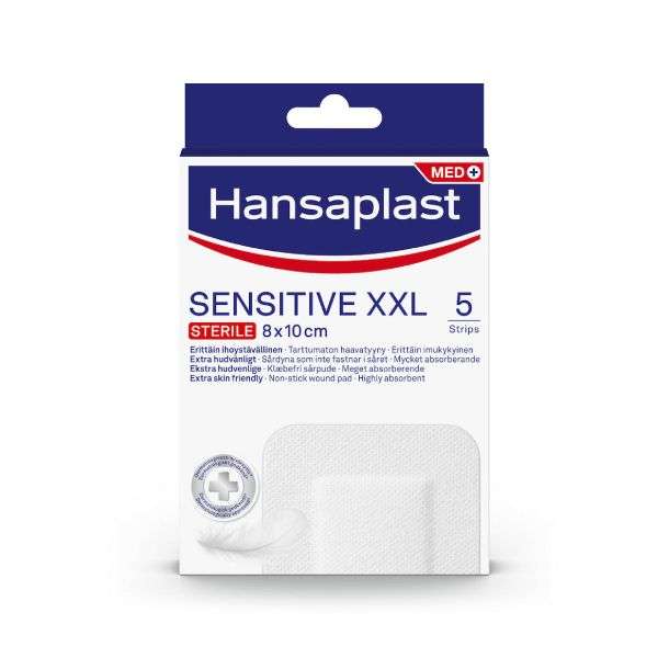 Hansaplast Sensitive Penso XXL 8x10cm x5