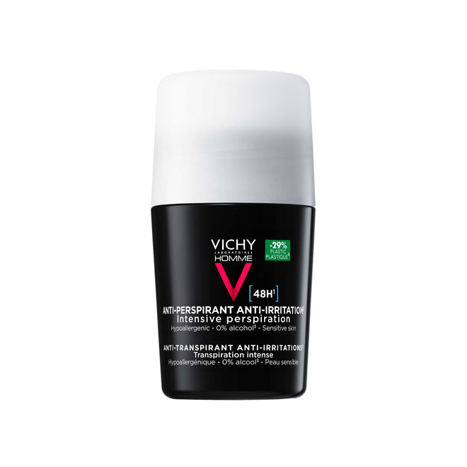 Vichy Homme Antitranspirante Roll-On Pele Sensível 48H 50Ml