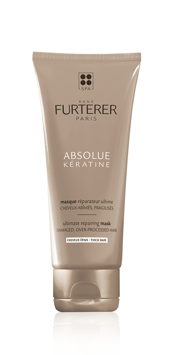 René Furterer Absolue Kératine Máscara Reparadora Cabelos Espessos 100ml