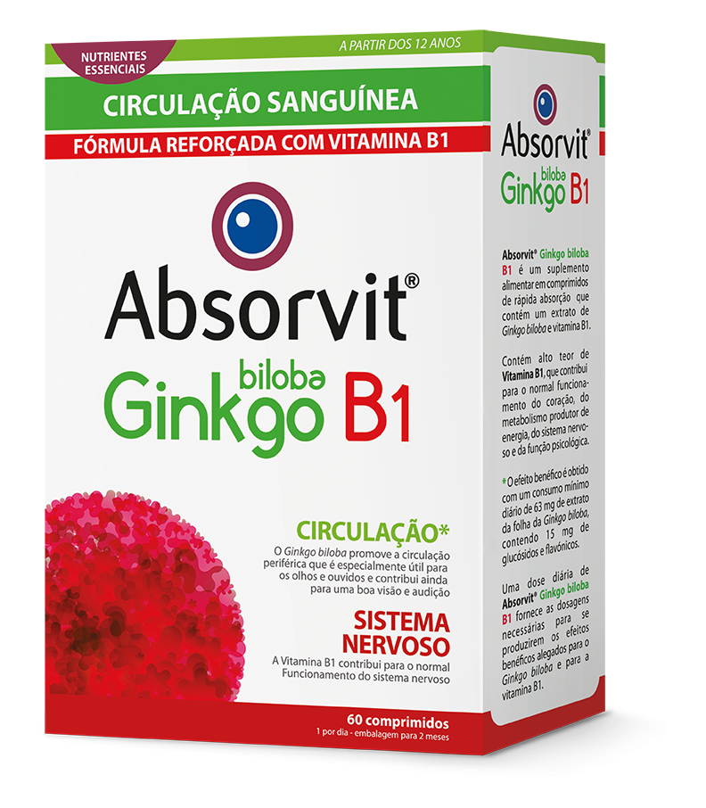 Absorvit Ginkgo B1 Comprimidos x60