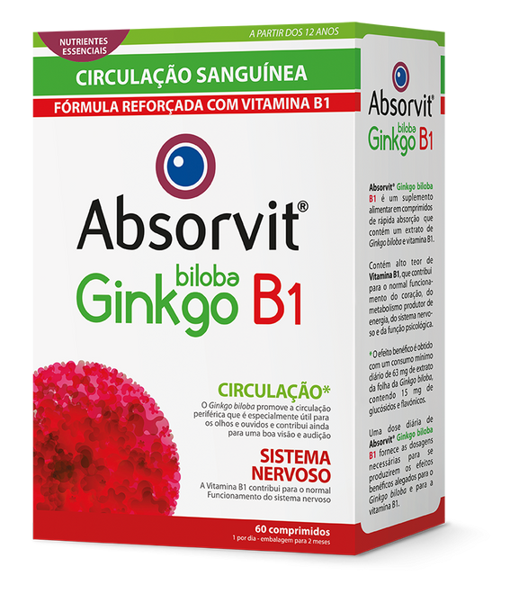 Absorvit Ginkgo B1 Comprimidos x60