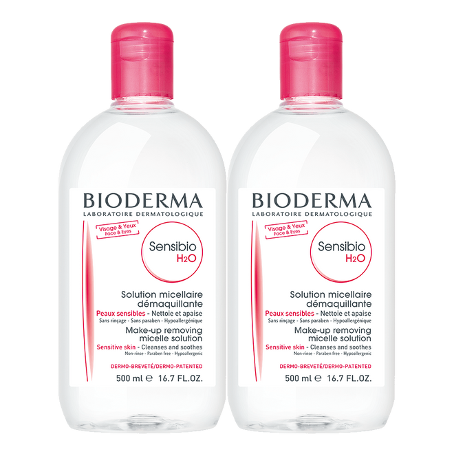 Bioderma Sensibio H2O Solução Micelar Pack 500ml x2