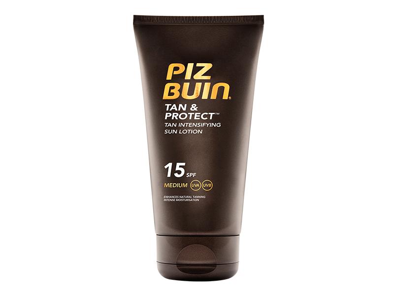 Piz Buin Tan & Protect Loção Solar Intensificadora do Bronzeado SPF15, Frasco