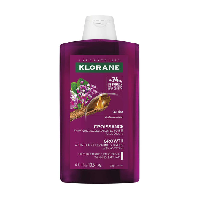 Klorane - CRESCIMENTO Champô Acelerador de Crescimento com adenosina e quinina 400 ml
