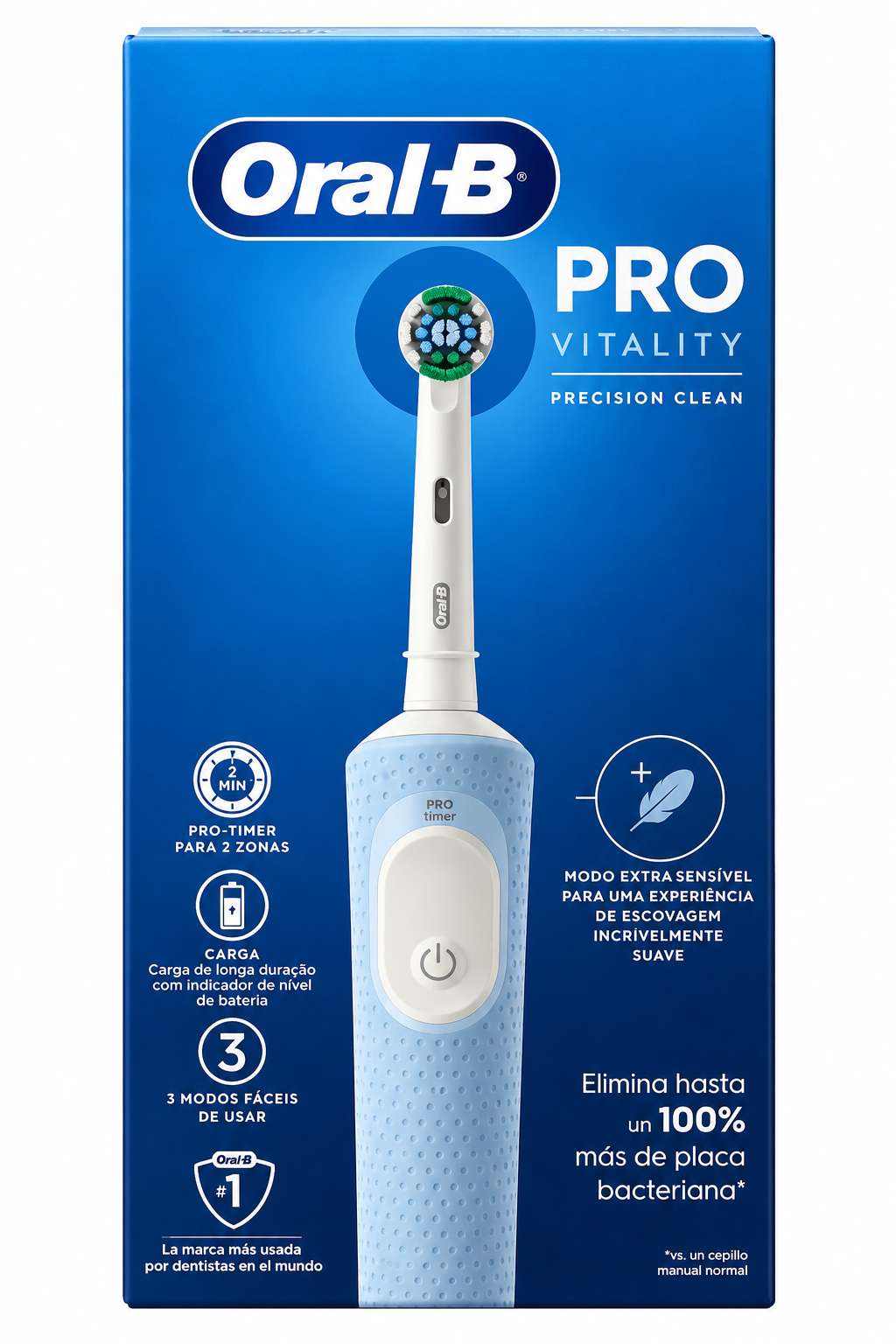 Oral-B Vitality Pro Escova Elétrica Azul