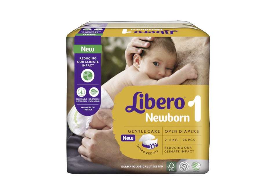 Libero Newborn 1 Fralda 2-5Kg 24 Unidades