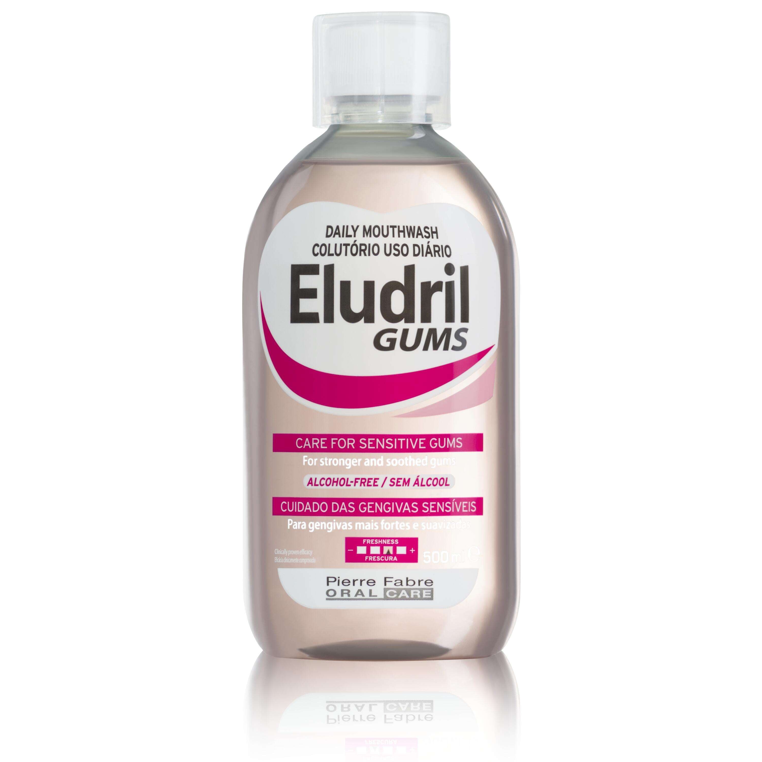 Eludril Colutório Diário Gengivas Sensíveis Gums 500 ml