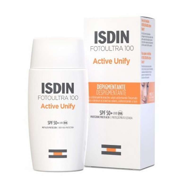 Isdin Fotoultra 100 Active Unify Anti-manchas Despigmentante spf50+ 50ml