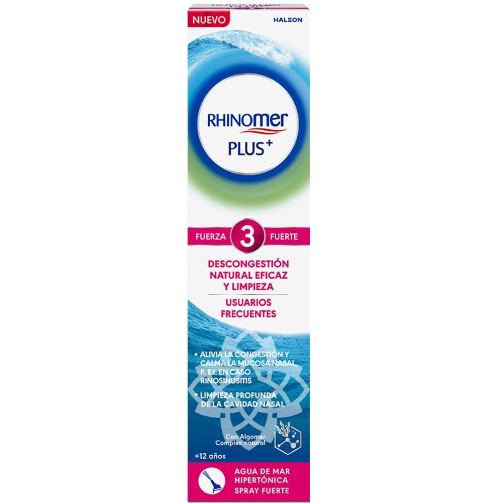 Rhinomer Plus+ Spray Nasal Força 3 - 125ml