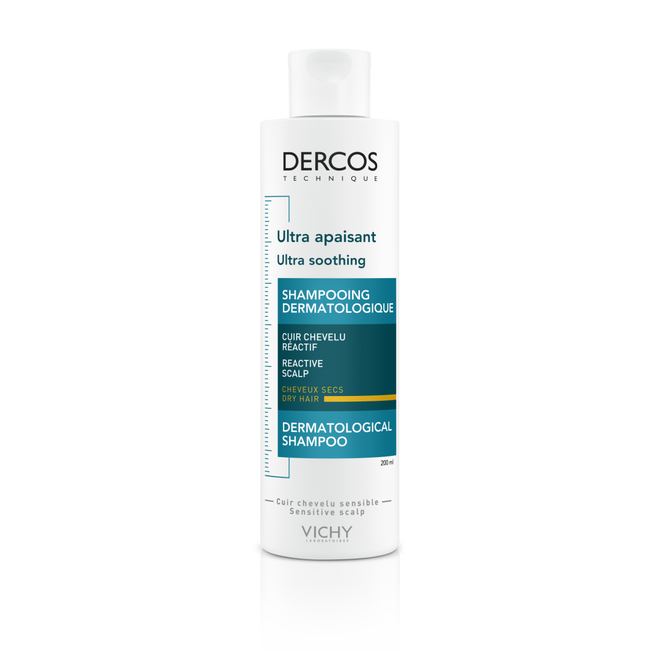 Dercos Champô Ultra-Apaziguante Cabelo Seco 200ml