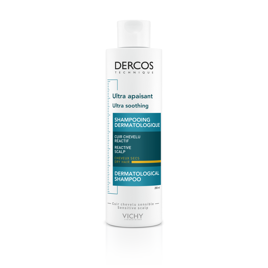 Dercos Champô Ultra-Apaziguante Cabelo Seco 200ml