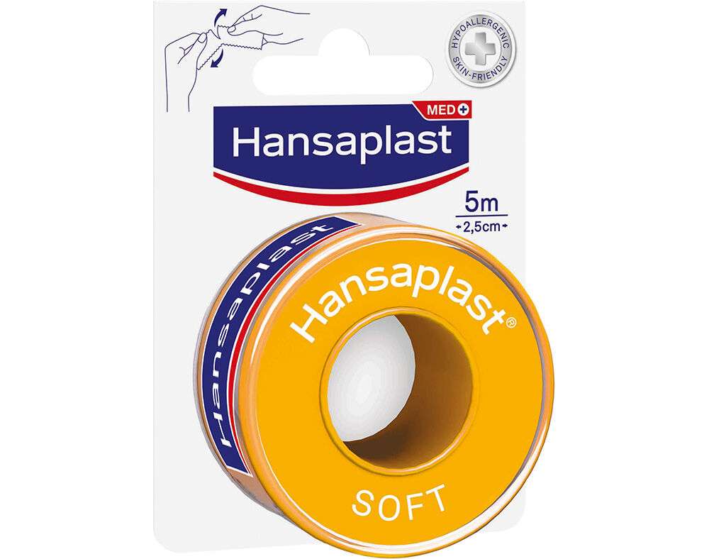 Hansaplast Adesivo Soft 5m x 2,5cm