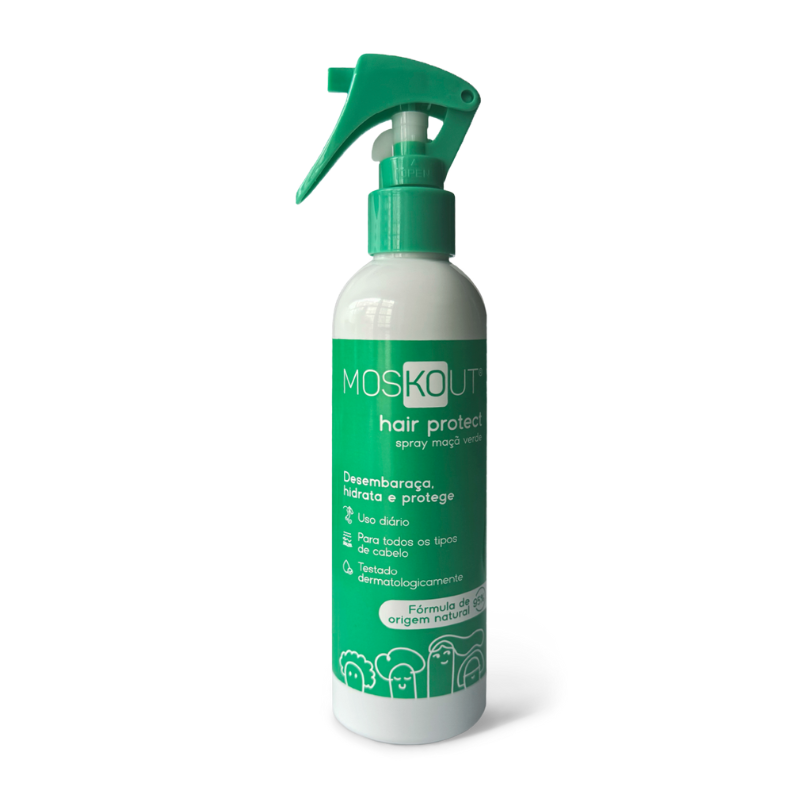 Moskout Hair Protect Spray Maça Verde 250mL