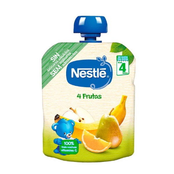 Nestlé Pacotinho de Fruta 4 Frutas 4M+ 90g