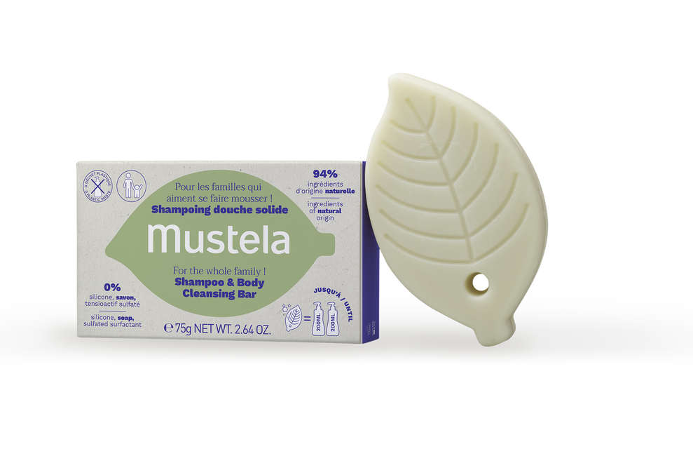 Mustela Sabonete Sólido Pele Normal Corpo e Cabelo 75g