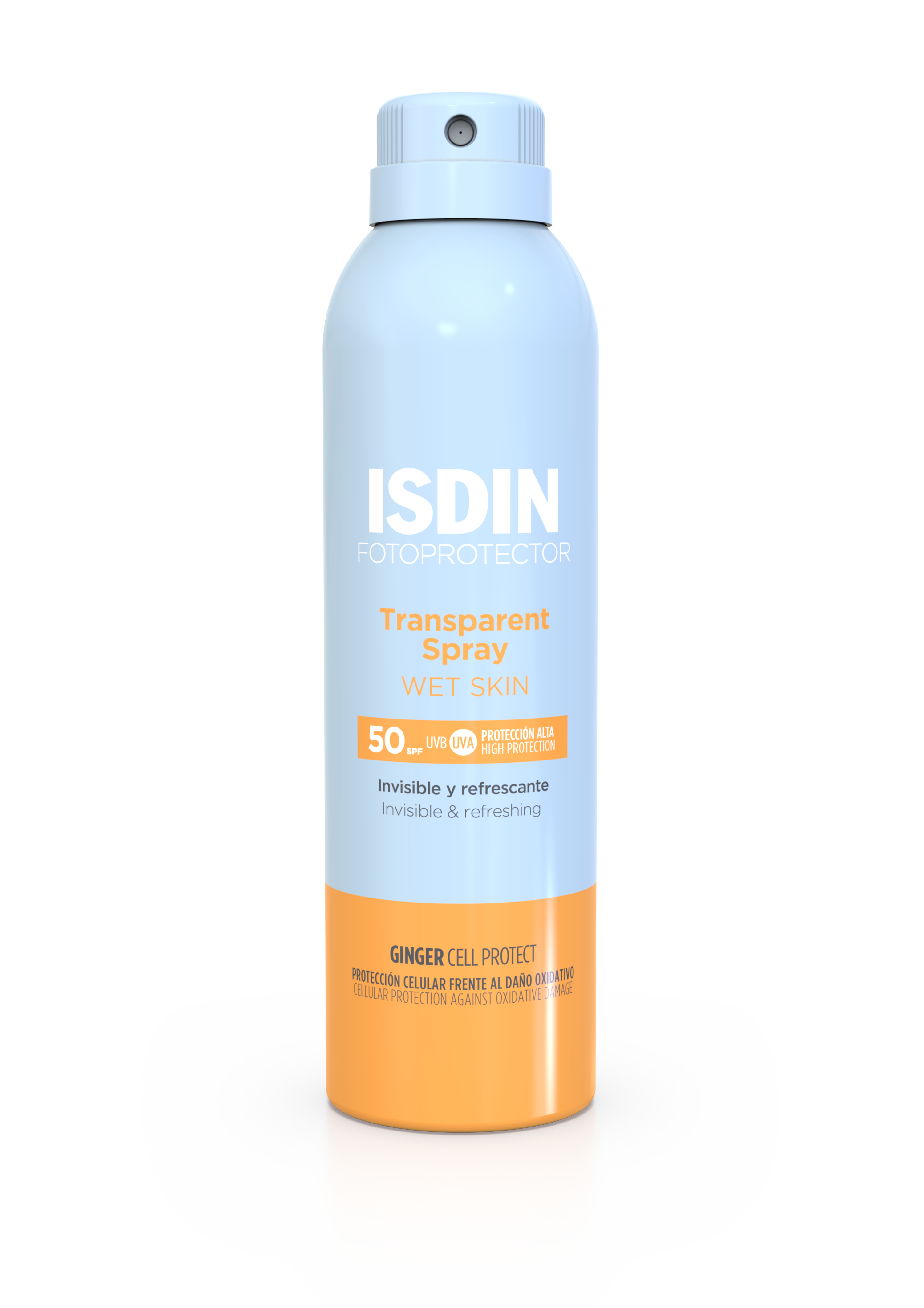 ISDIN Fotoprotector Transparent Soray WT SKIN SPF50 250ML- Protetor solar corporal 