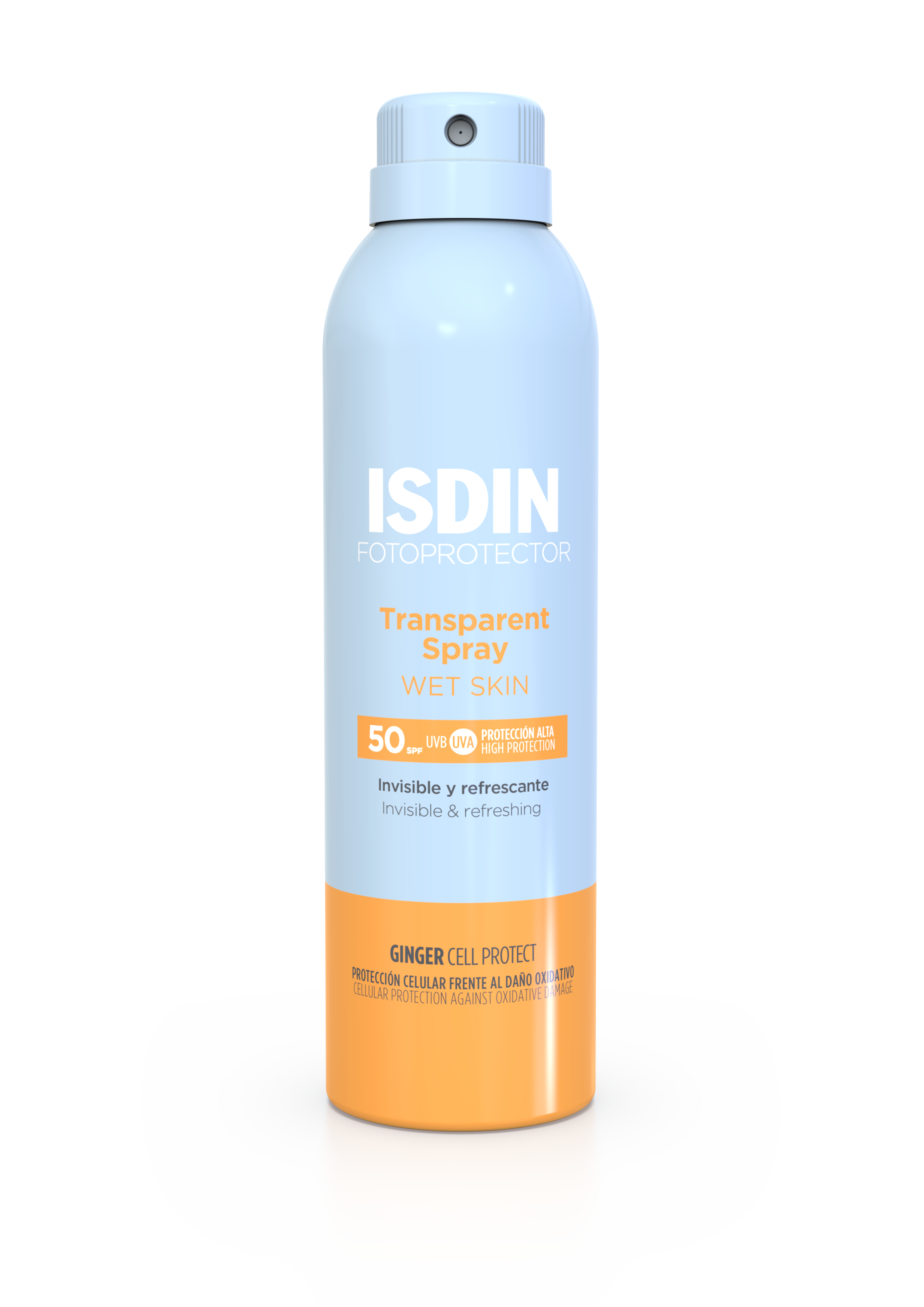 ISDIN Fotoprotector Transparent Soray WT SKIN SPF50 250ML- Protetor solar corporal