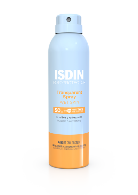 ISDIN Fotoprotector Transparent Soray WT SKIN SPF50 250ML- Protetor solar corporal