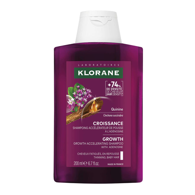 Klorane - CRESCIMENTO Champô Acelerador de Crescimento com adenosina e quinina 200 ml