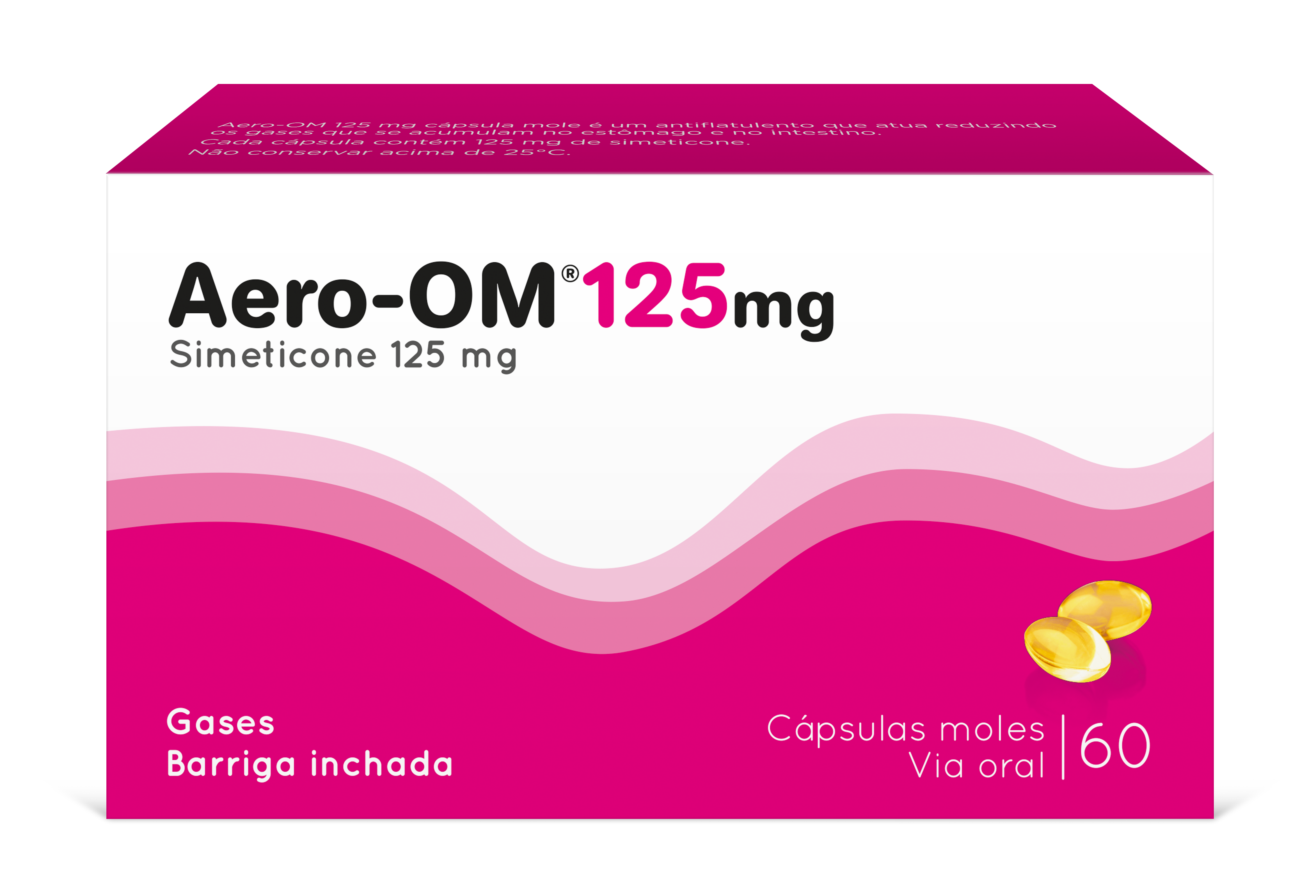 Aero-OM 125 mg (x60 cápsulas moles)