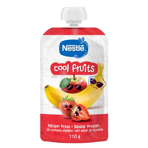 Nestlé Pacotinho de Fruta Banana Morango 12M+ 110g