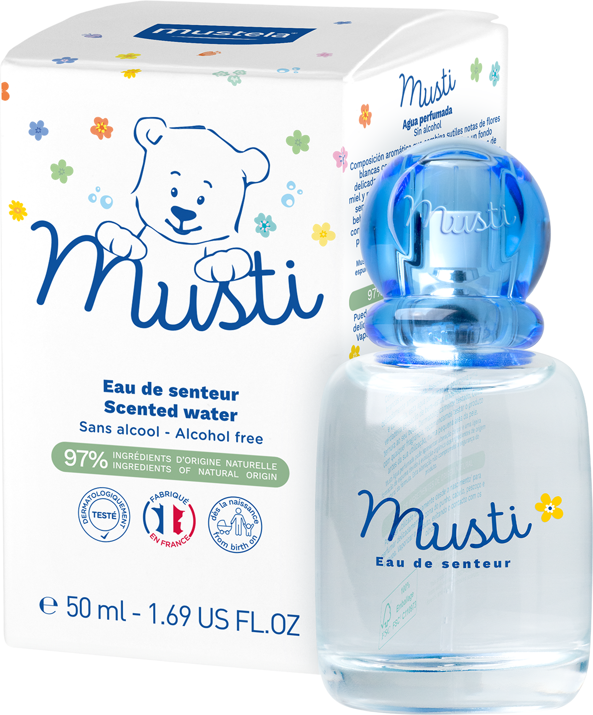 Mustela Musti Agua Perfumada 50Ml