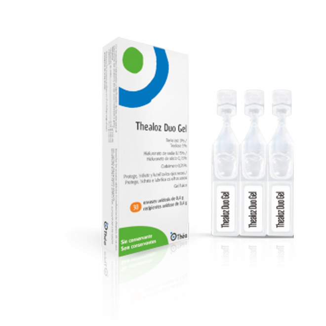 THEALOZ DUO GEL OFTALMICO UNID 0,4G X 30