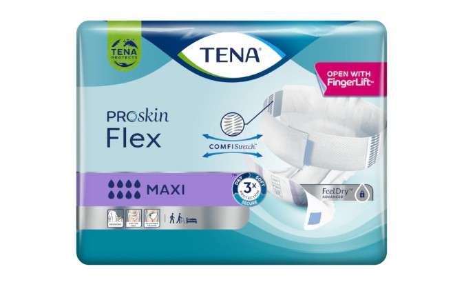 Tena Flex Maxi Fralda_Tamanho M (x22 unidades)