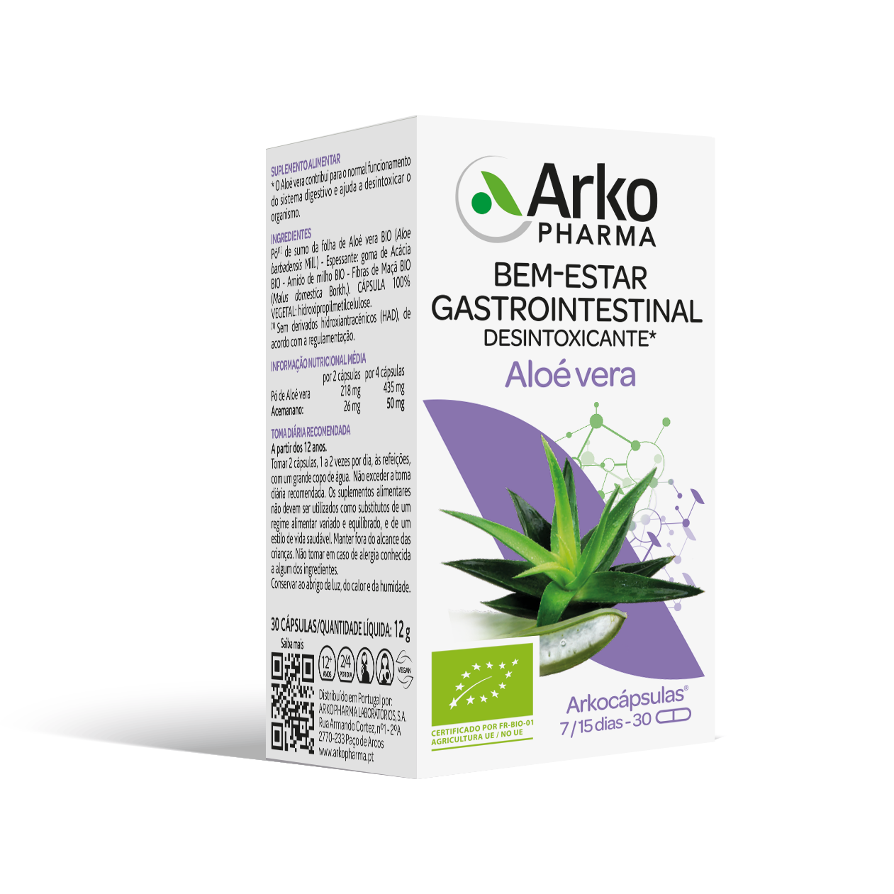 Arkocápsulas Aloé Vera 30 capsulas